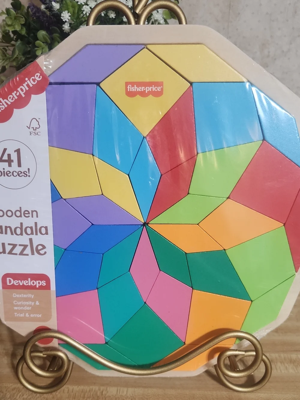 Fisher Price Wooden Mandala Puzzle